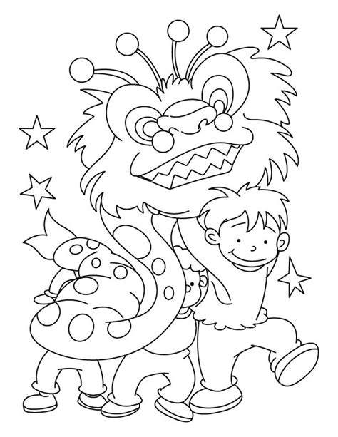 Printable Chinese New Year Coloring Pages